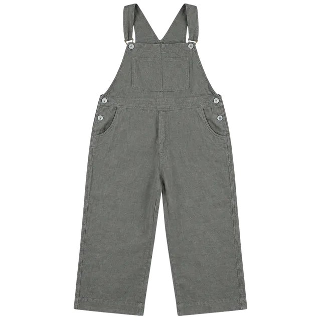 White Stag Linen Overalls Size Extra Large Seacrest Green Rayon