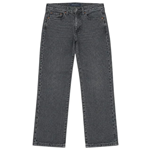 Aeropostale Jeans Grey Denim Straight Leg