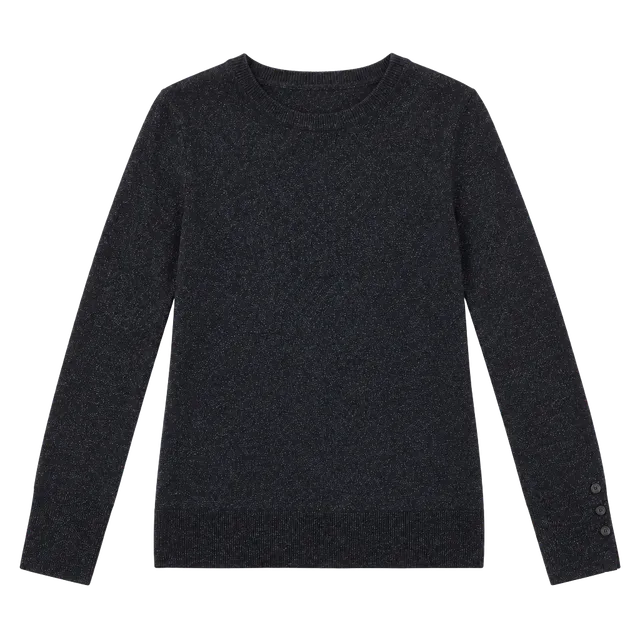 And Taylor Sparkle Knit Sweater Navy Size S