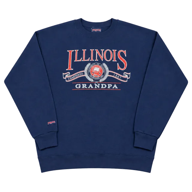 JanSport Illinois University Sweatshirt Navy