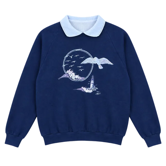 Fruit Of The Loom Vintage Lighthouse Sweatshirt Size L