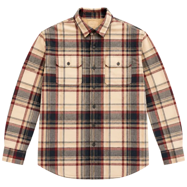 Wrangler Sherpa Lined Plaid Flannel Shirt Jacket Size XL