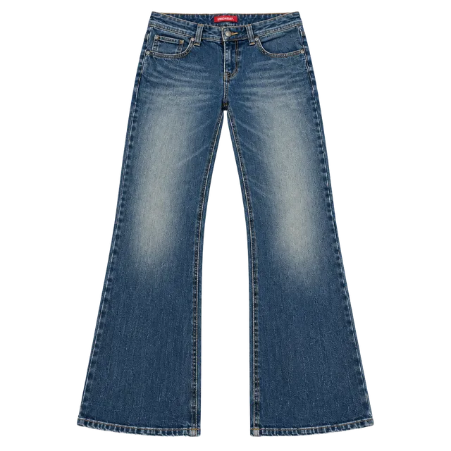 Unionbay Women’s Flare Jeans Size 11 32 Inseam Blue Denim Y2K 