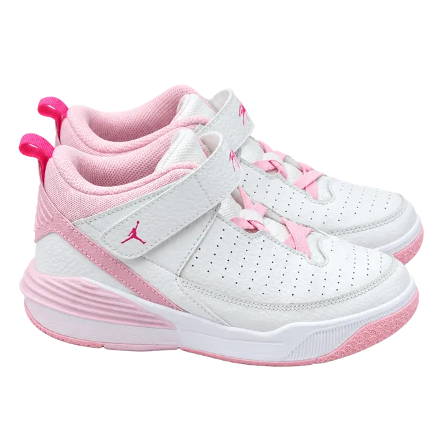 2Y Jordan Max Aura 5 Size White Fierce Pink Toddler Shoes
