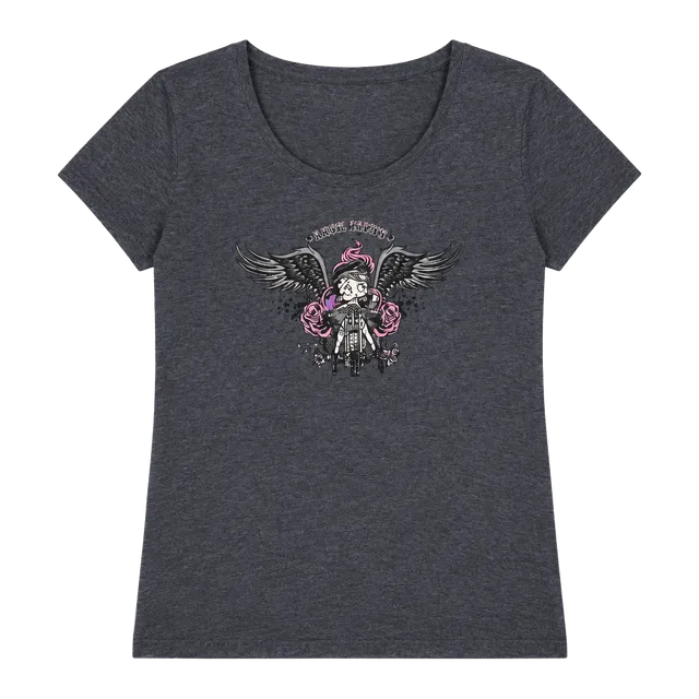 Gildan Betty Boop Love Hurts Graphic T-Shirt XL Dark Gray