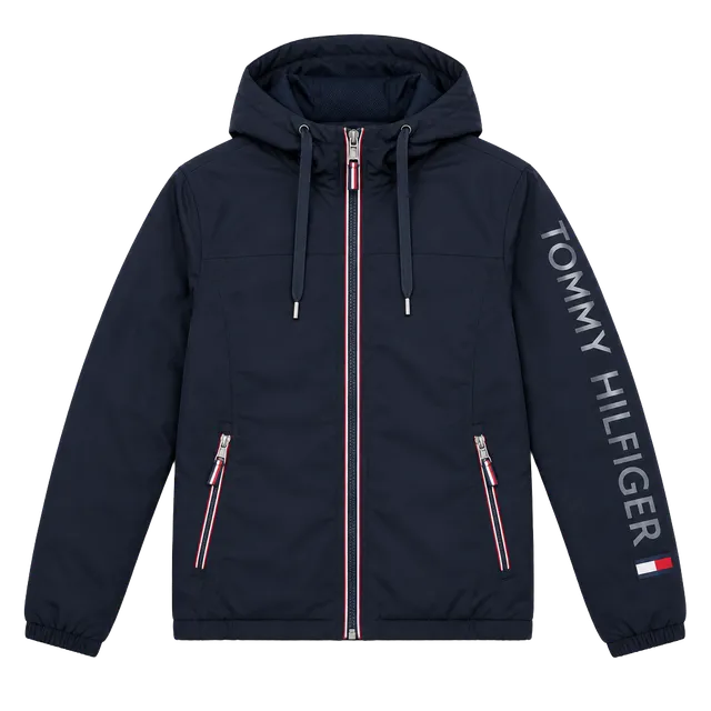 Tommy Hilfiger Softshell Hooded Jacket Navy Blue