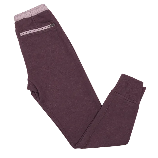 Lululemon Athletica Ready To Fleece Jogger Pants Size 6 Burgundy