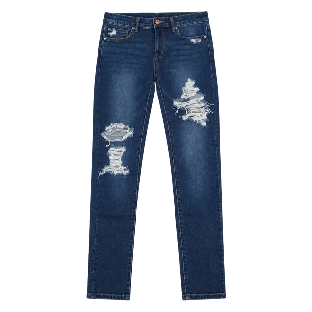 American Eagle Super Stretch Jegging Size 10 Regular Distressed Blue Jeans