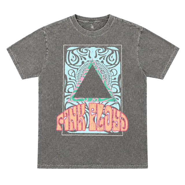 Pink Floyd Graphic T-Shirt Size S Charcoal Gray Concert Tour Tee