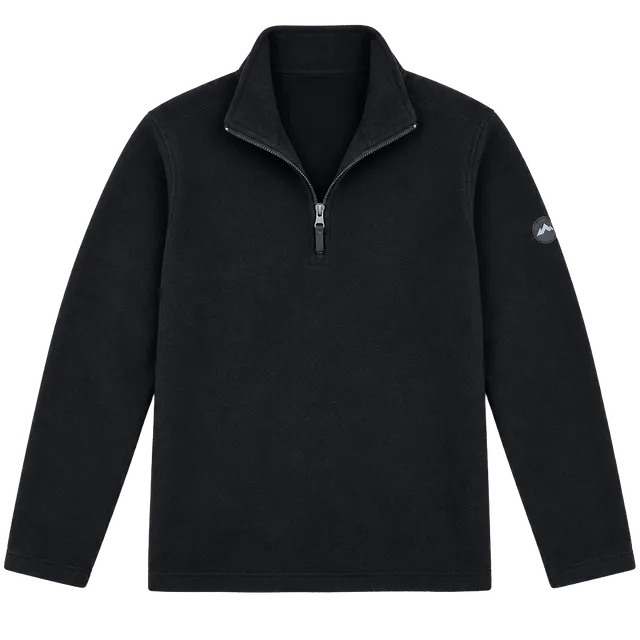 Izod Performance Fleece Full Zip Jacket Size XL Black