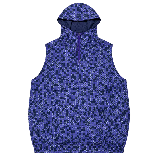 Nike Vintage Anorak Jacket Size M Purple Geometric Pattern Pullover