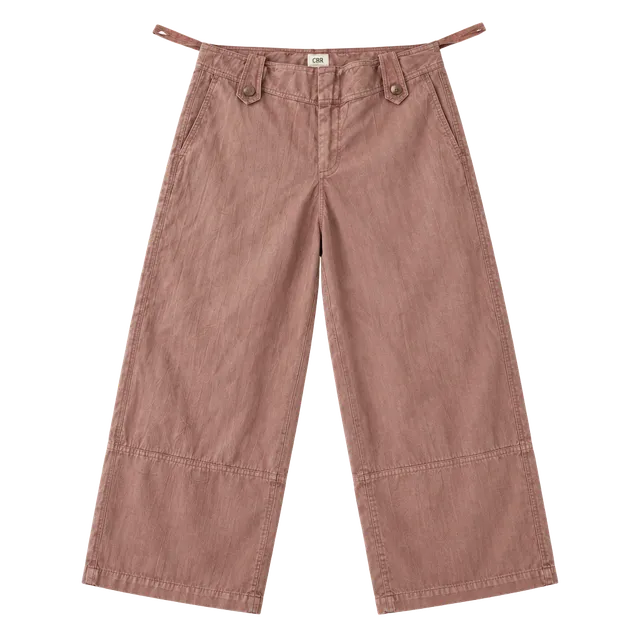 Cache Leather Pants Size 12 Brown Lambskin