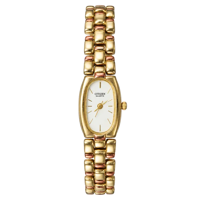 Citizen Elegance Gold Tone Oval Dress Watch