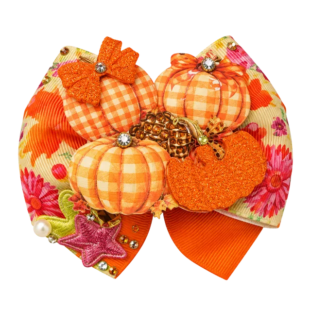 Turkey Day /pavo/ Bows for Girl, Lazos Para Niñas , Arcos/ Moños Babys Bows/ Lazos De Bebés/clay Center Bows/ Thanksgiving/acción De Gracias -