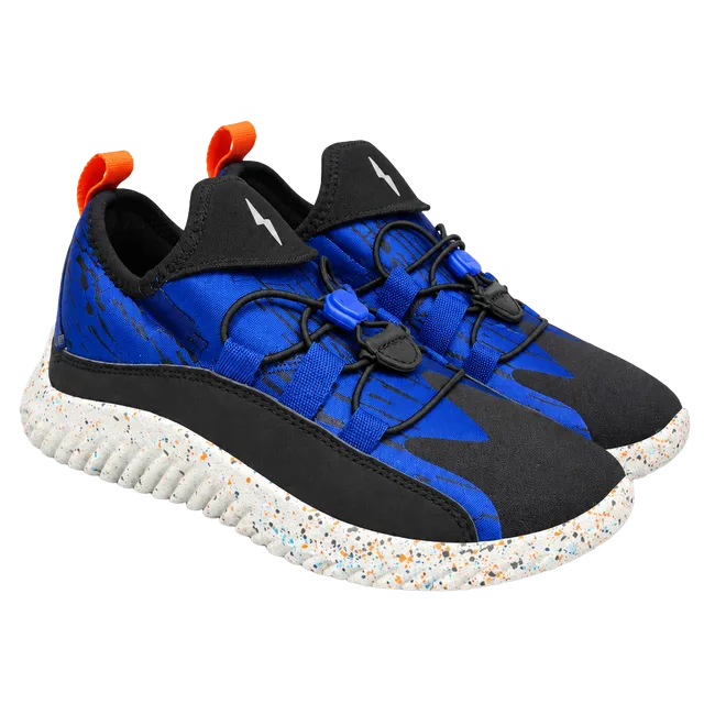 Super Heroic Crew Sneakers Size 5 Blue Black