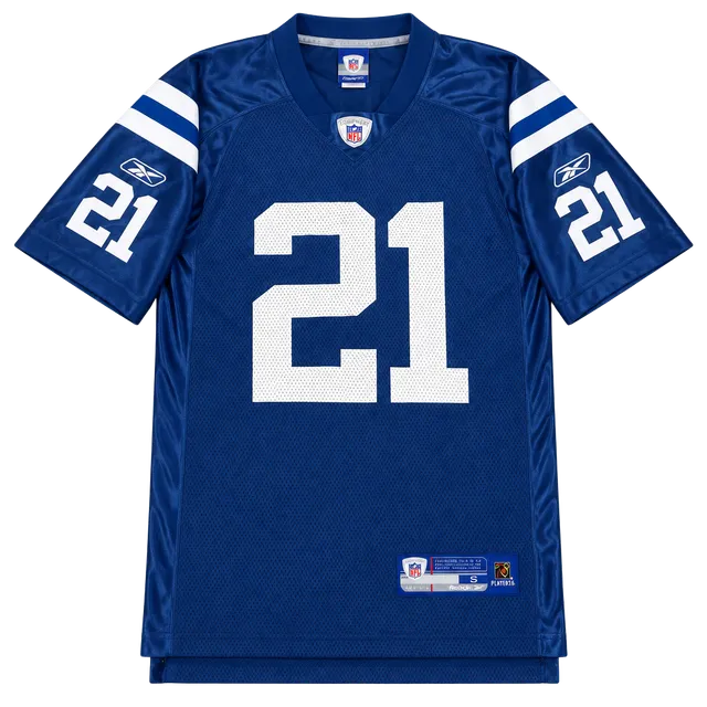 Vintage ON FIELD Reebok NFL Equipment Bob Sanders #21 Jersey Size S Blue