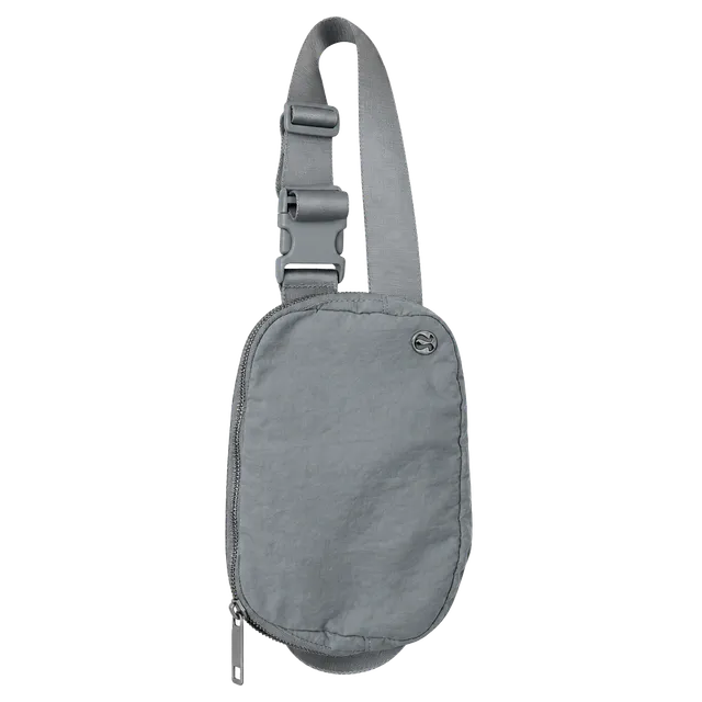Lululemon Everywhere Belt Bag Size OS Gray Nylon Fanny Pack