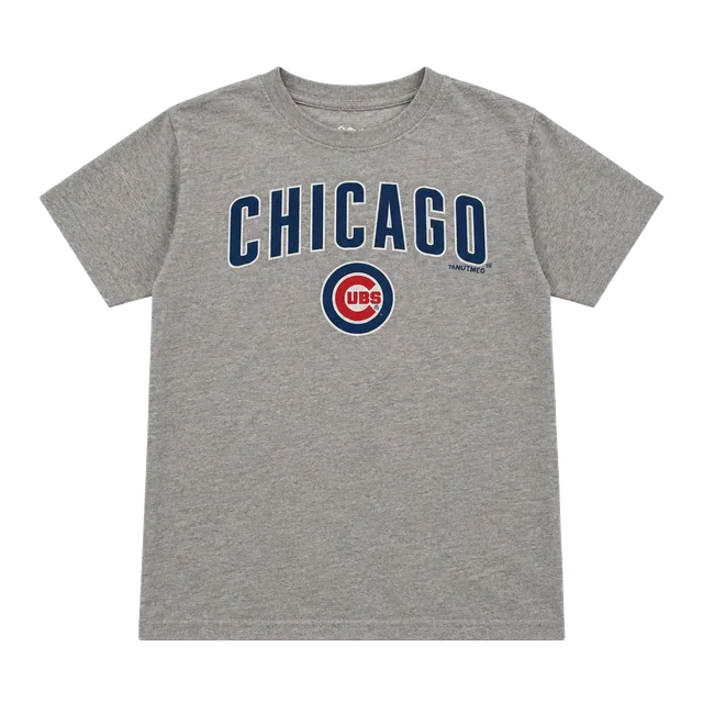 Majestic Chicago Cubs T-Shirt Size S Gray MLB Baseball