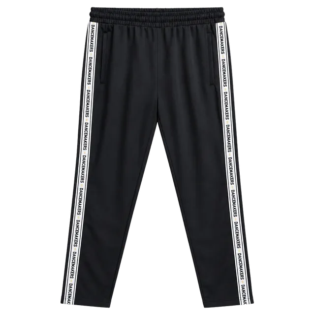 Dancemakers Track Pants Size XL Black Side Logo Tape