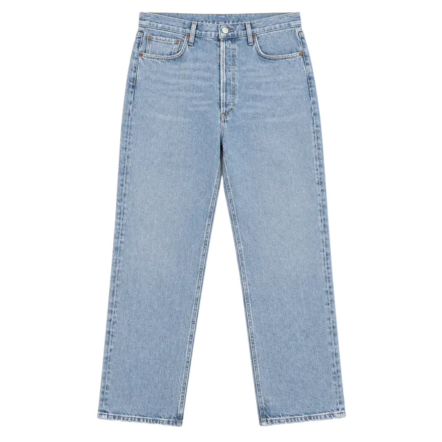 Agolde 90'S PINCH WAIST CROP in ripple NWT Sz 32 