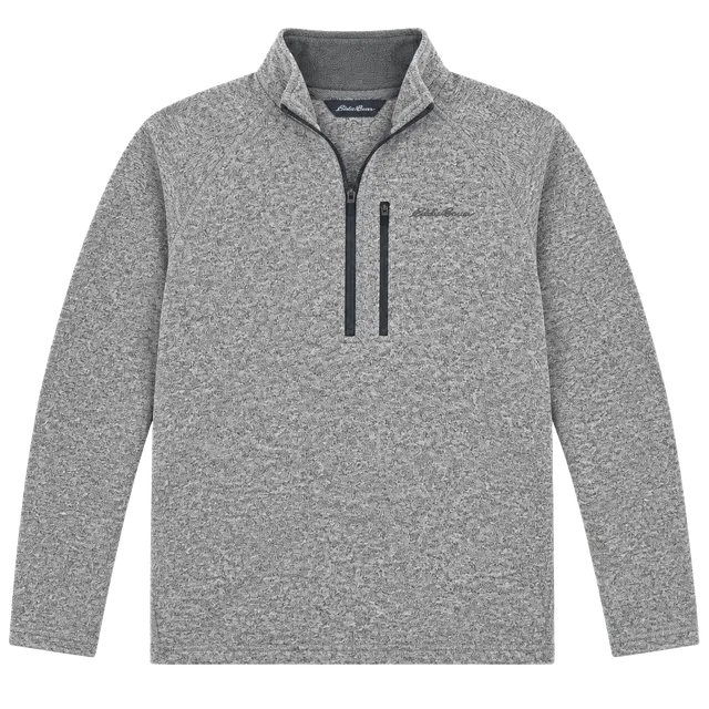 Eddie Bauer Fleece 1/2 Zip Pullover Size XL Grey