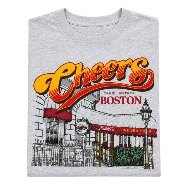 Tennessee River Gold Cheers Boston T-Shirt Size M Gray Vintage