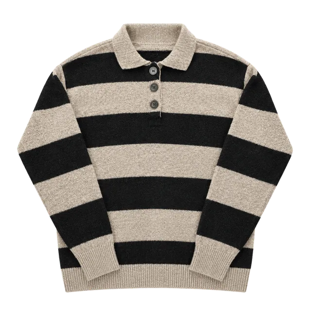 Universal Thread Striped Polo Sweater Size M