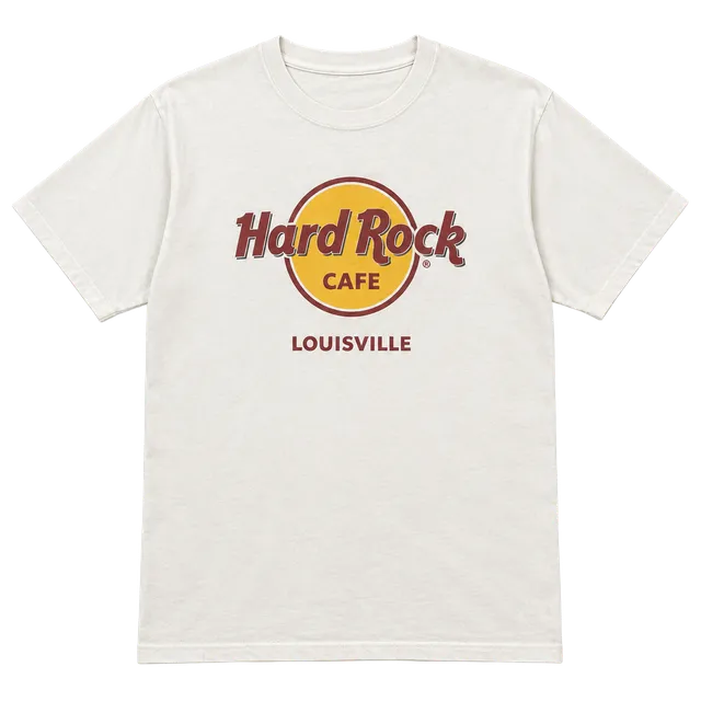 Y2K Hard Rock Cafe White Louisville Logo Graphic T Shirt 
Men’s Size Large 
Dm for measurements 
Send offers 
#hardrock #cafe #Louisville
