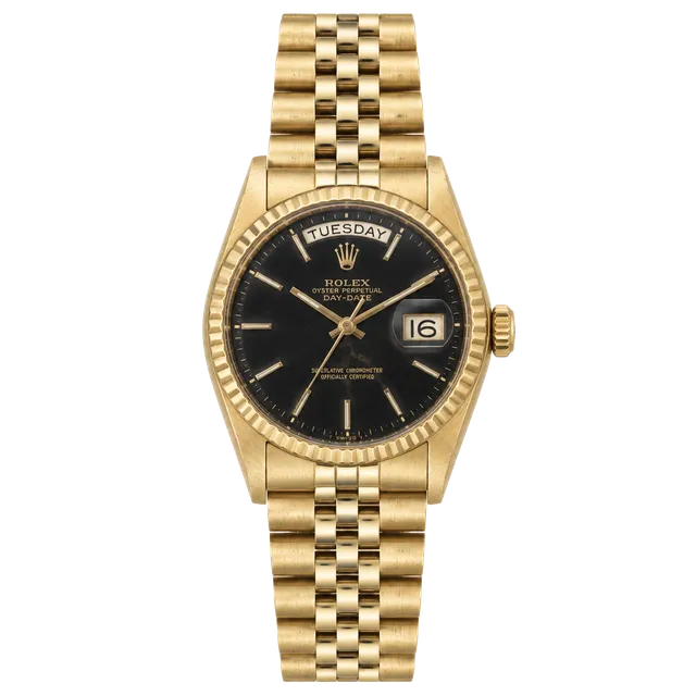 Seiko Quartz Gold Tone Day Date Watch 3E23-0A69