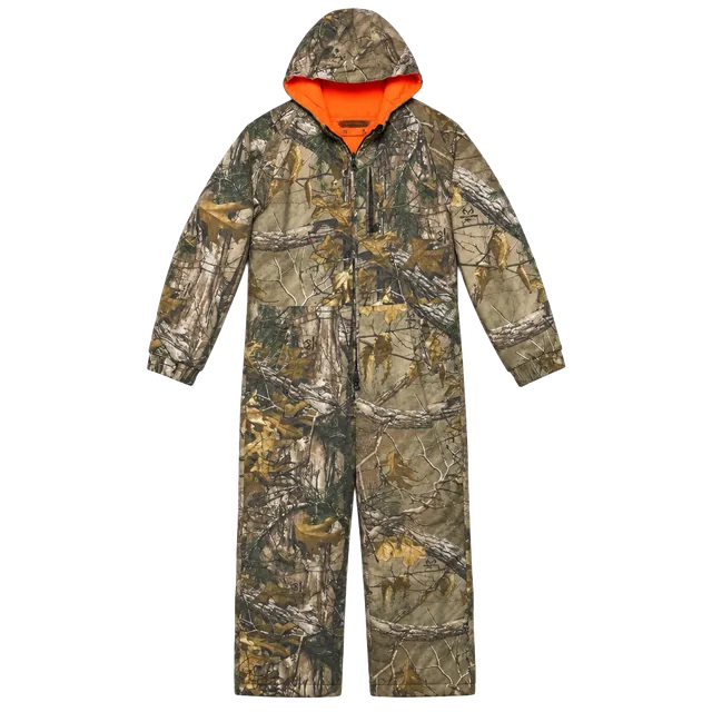 Cabelas Camouflage Insulated Hunting Coveralls Size M Realtree