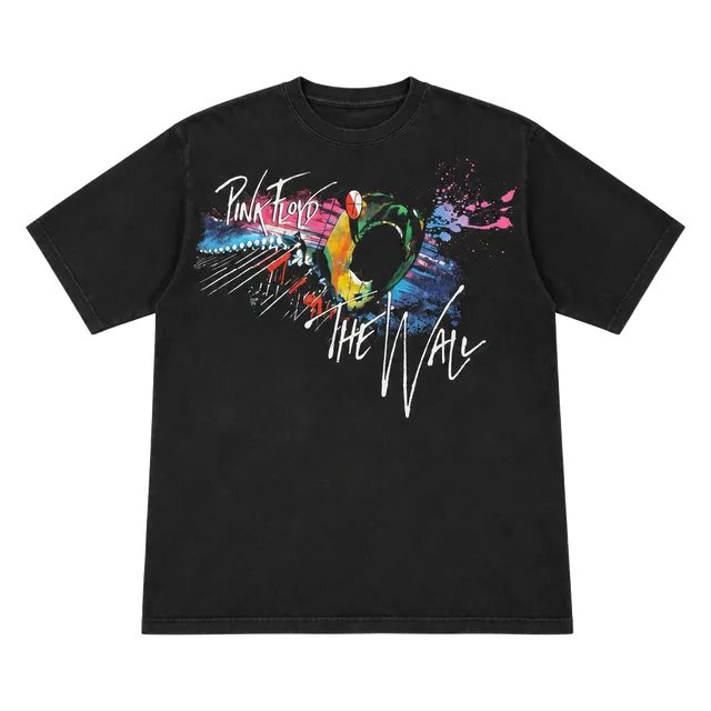 Hanes Pink Floyd The Wall Graphic T-Shirt Adult M Black