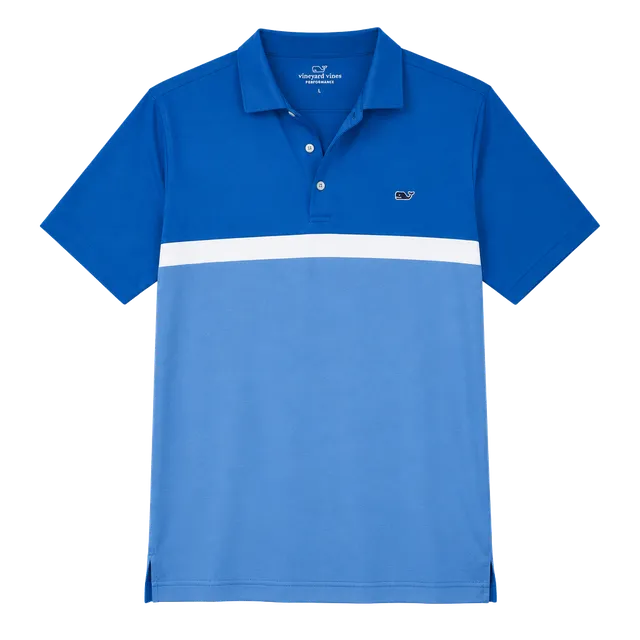 Vineyard Vines Performance Polo Size L Blue