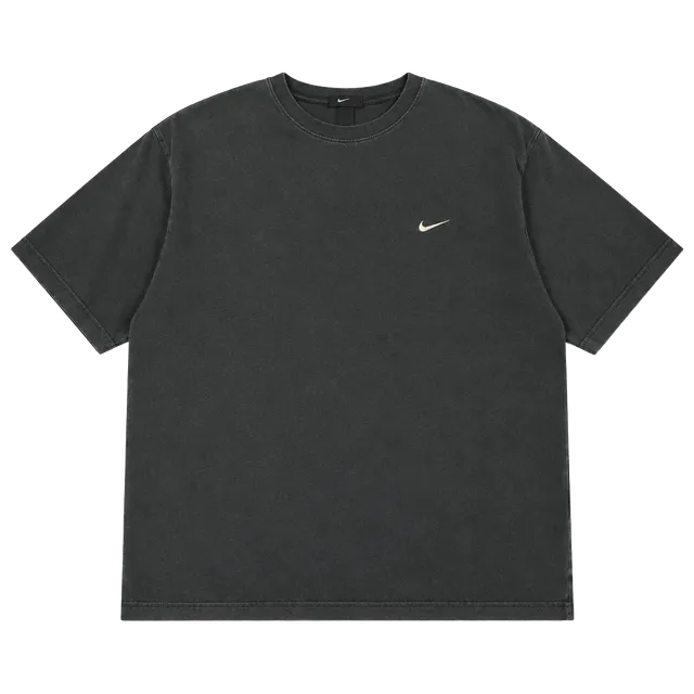 Nike Vintage T-Shirt Black Embroidered Swoosh Logo Size XL