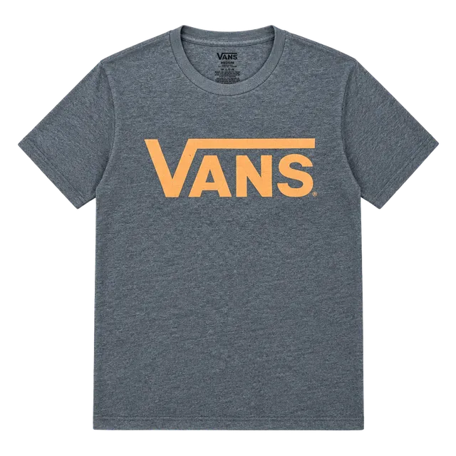 Vans Logo Graphic T-Shirt Medium Heather Blue