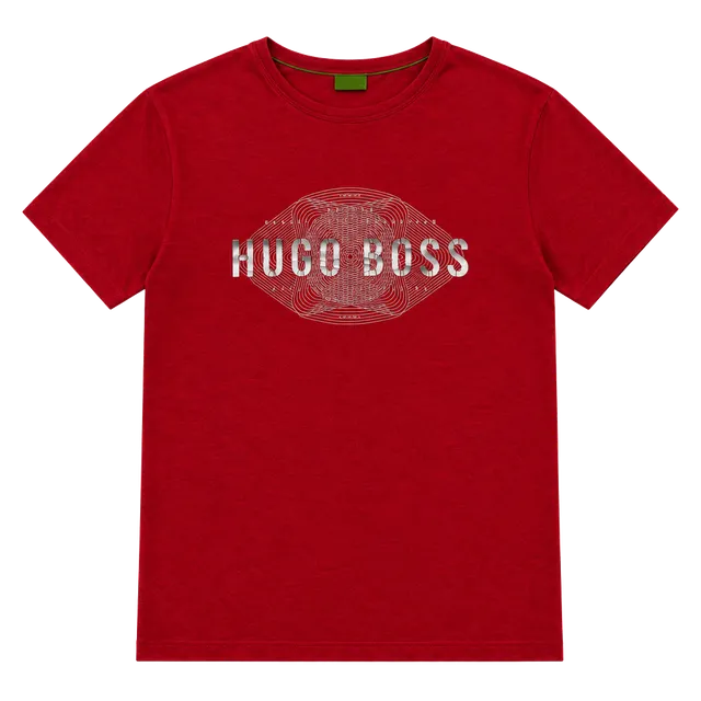 Hugo Boss Graphic T-Shirt Size M Red