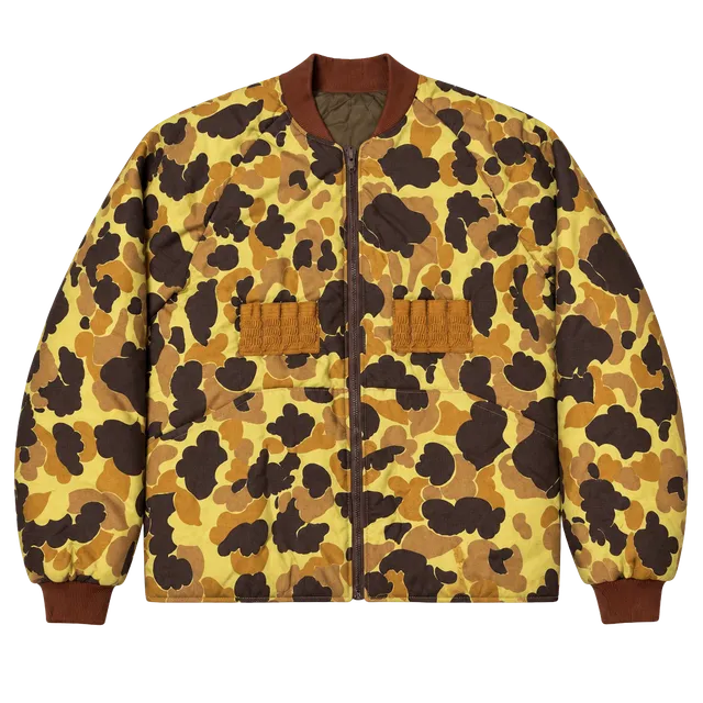 Vintage 80's LL Bean Duck Camo Hunting Jacket / Coat Size Large Made in USA - ,