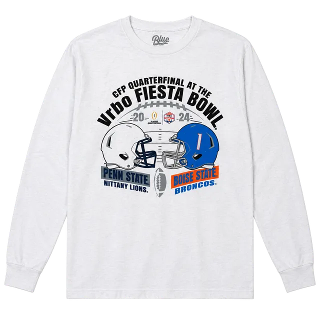 Blue 84 Fiesta Bowl Long Sleeve T-Shirt Size XXL White Penn State Boise State