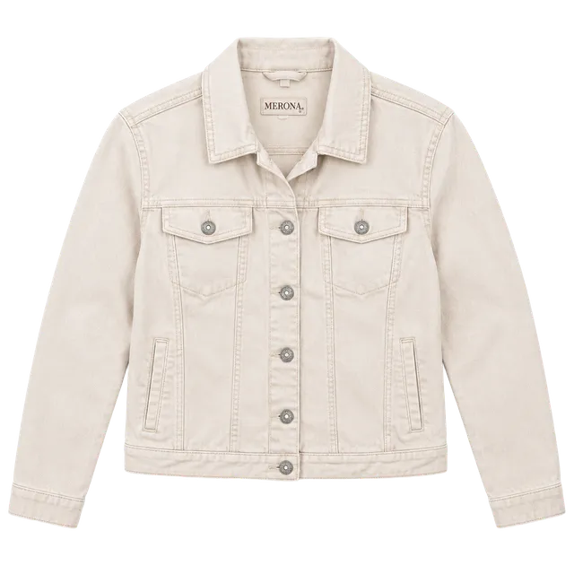Merona Pink Denim Jacket Size M