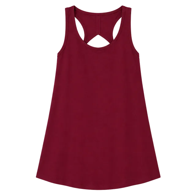Ideology Tank Top Size S Burgundy Athletic Racerback