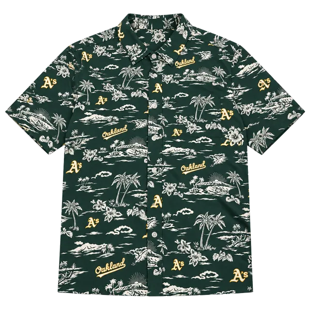 Reyn Spooner Oakland Athletics Kekai Performance Shirt Size 3XL