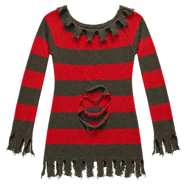 A Nightmare On Elm Street Miss Krueger Size Small Sweater Dress