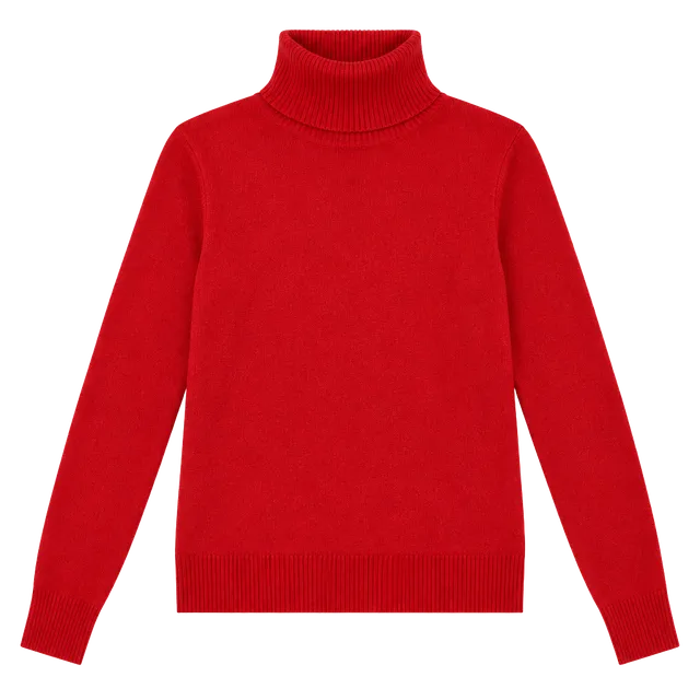Calvin Klein Women’s Bright Red Turtleneck Sweater