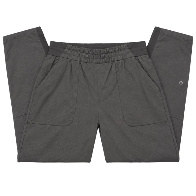 Lululemon Beyond The Studio Pant Size 8 Black Pinstripe Joggers