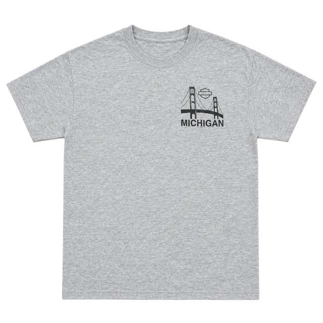 Harley-Davidson Mackinac City Michigan T-Shirt 
