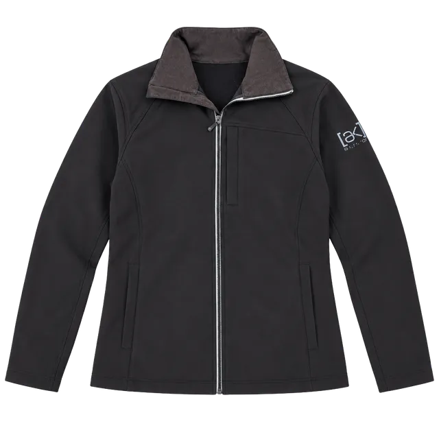 Burton AK Dryride Softshell Jacket Size M Black Full Zip