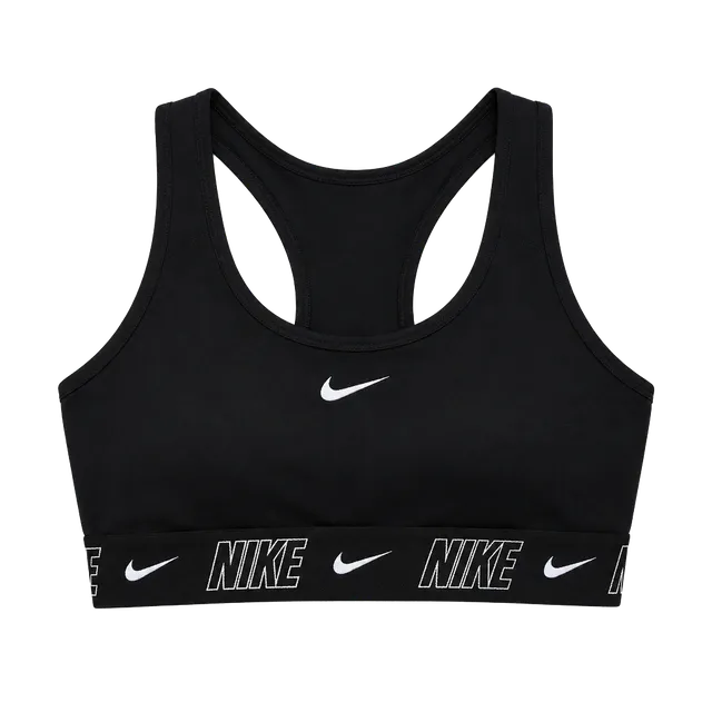 Nike Sports Bra Size L Black Logo Band #76
