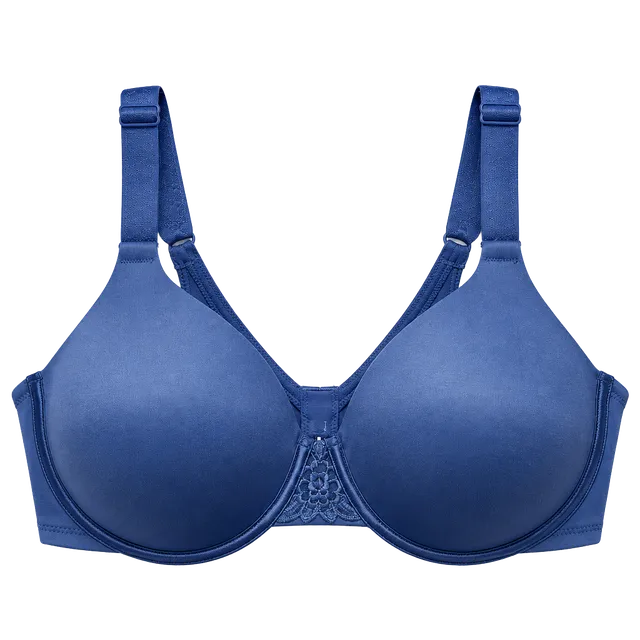 WU68 Size 40C Vanity Fair Inspired By You Underwire T Shirt Bra Blue NWT