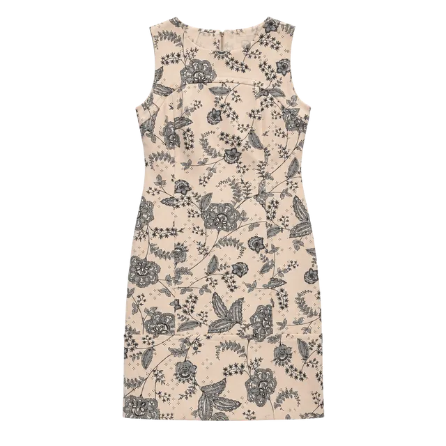 Tommy Hilfiger Sleeveless Floral Scuba Sheath Dress 2 