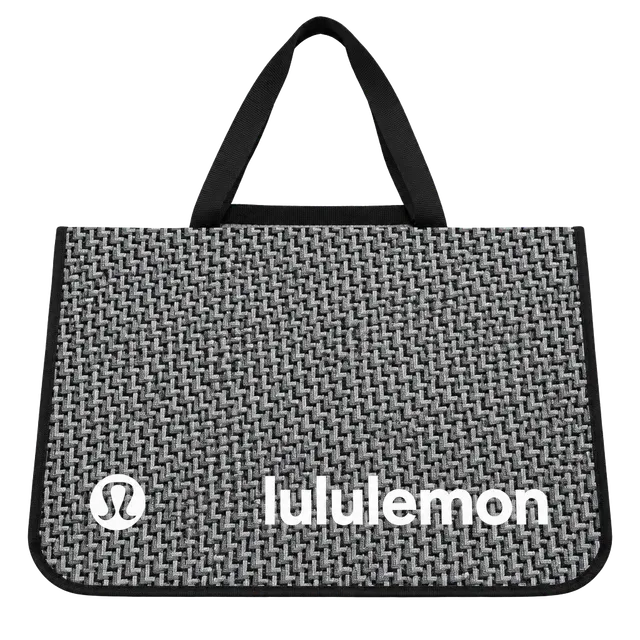 Lululemon Geo Pattern Reusable Shopping Tote Bag