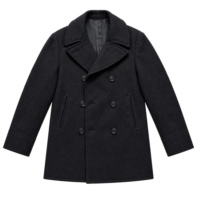 Vintage US Navy Peacoat Size 38R  Wool Double Breasted Jacket.